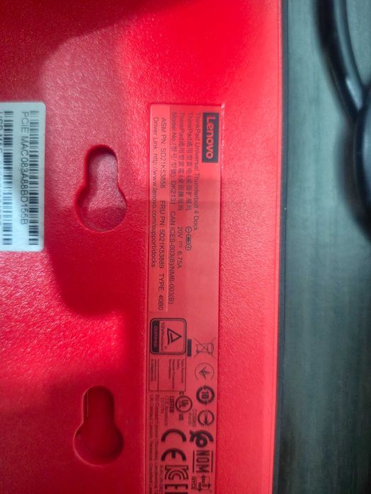 Lenovo tunderbolt 4 Dock 135W