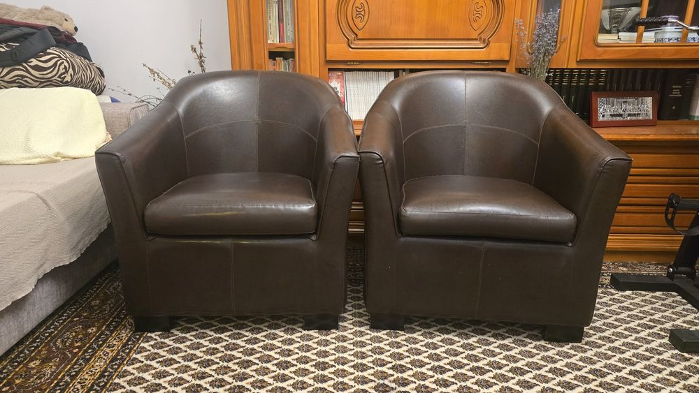 Fotolii piele 2 buc