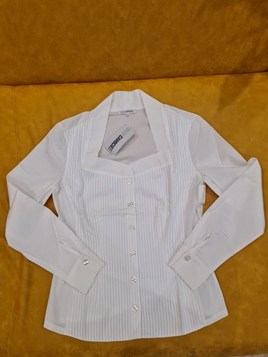 Бяла дамска риза