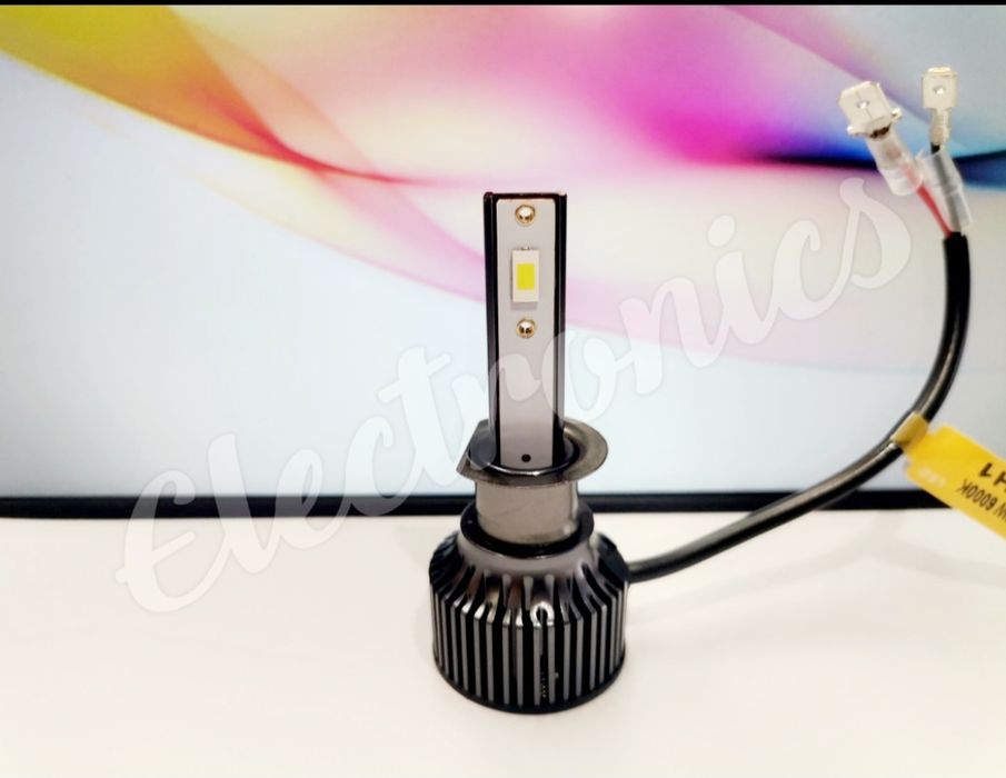 Комплект LED Крушки, H1 Х1, 12V  60W, 8000lm, Диодни, 2 Броя