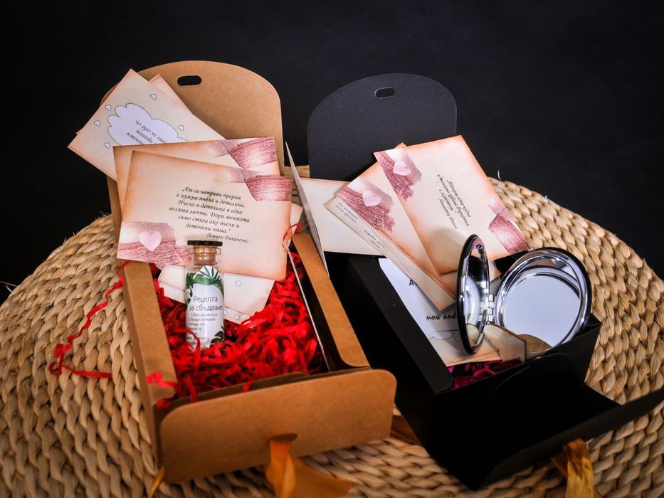 Подаръчна кутия с мотивиращи послания с афирмации