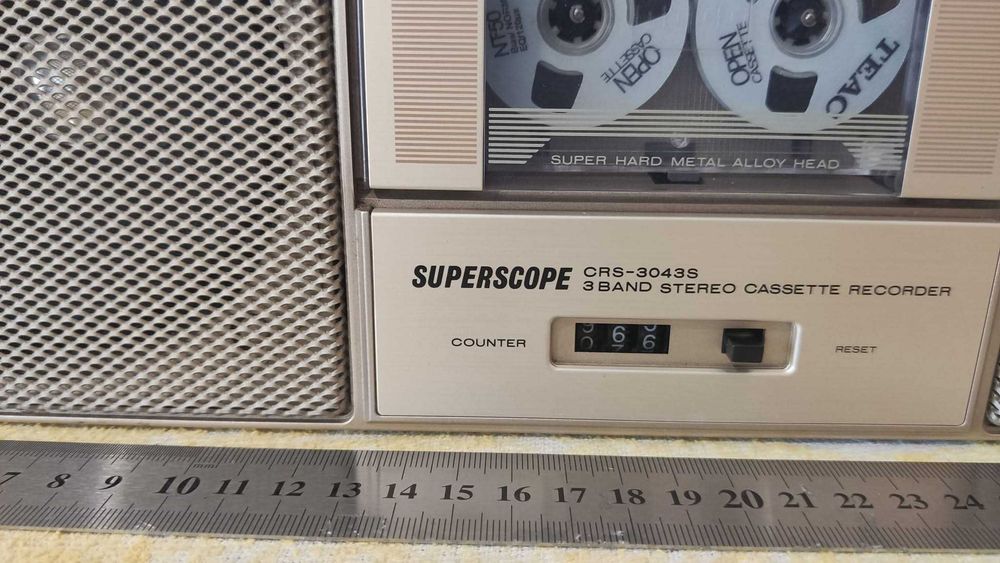SUPERSCOPE CRS-3043S /// boombox /// ghetto blaster