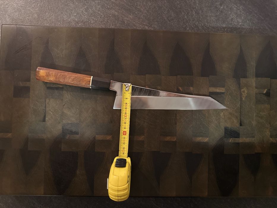 Cutit artizanal de bucatarie - otel inoxidabil 61 HRC , taiș japonez