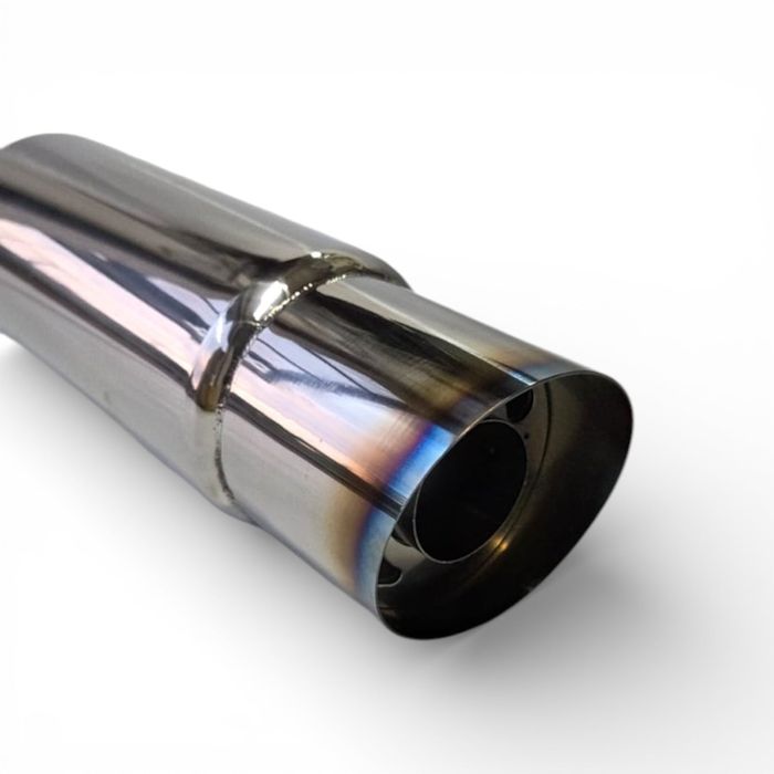 Toba sport inox arsa rotunda si tesita cu silncer reglabil