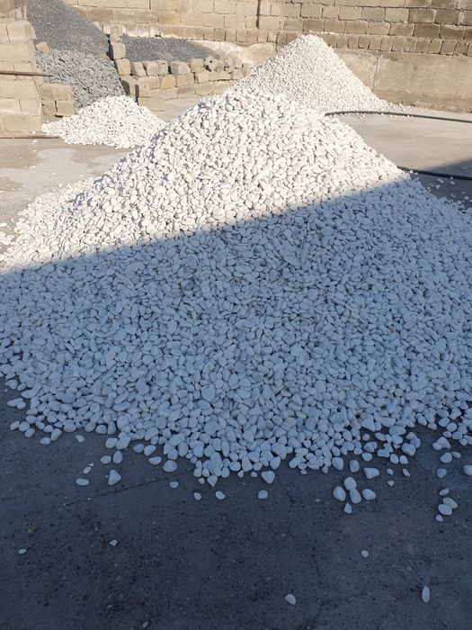 Декоратив ландшафтни белый камен галка