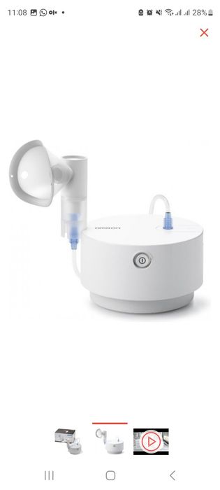 Omron C28P Компрессорный ингалятор