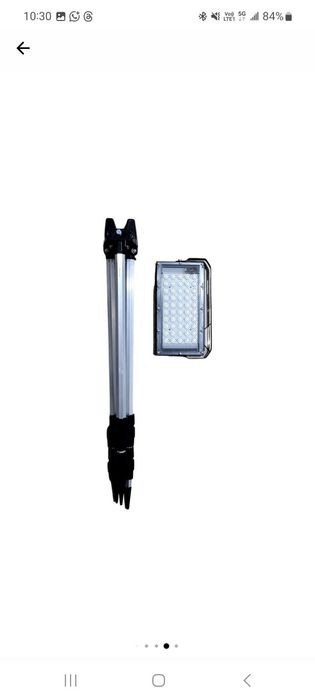 2 variante Kit iluminat Pescuit de noapte  solar 30w+12v 10w
Trepied h
