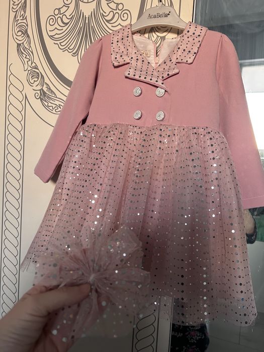 Детское розовый платье