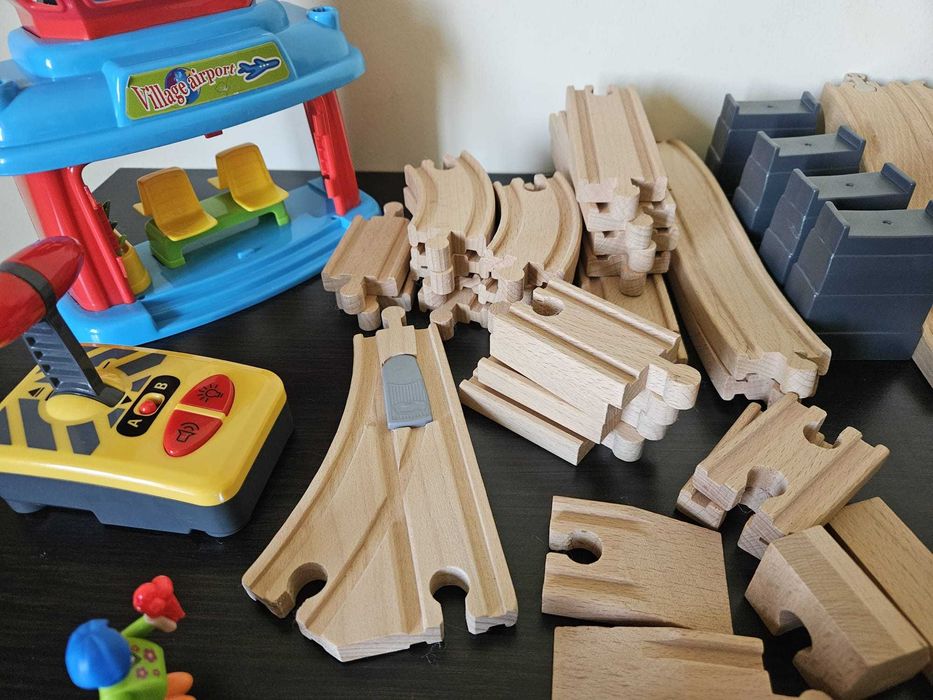 Vand jucarii  seturi tren cu sine din lemn - Ikea Lidl