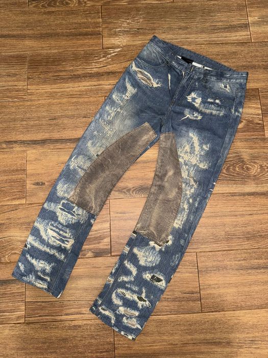 Blugi Givenchy Printed Distress