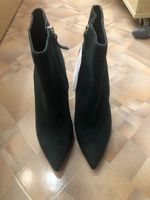 Ботинки замша натуральная