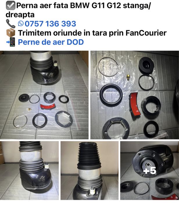 Perna aer bmw g11 g12 seria 7 fata spate kit complet compresor telesco