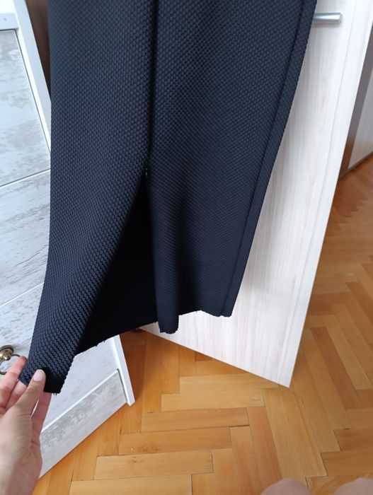 Дълга черна рокля Zara