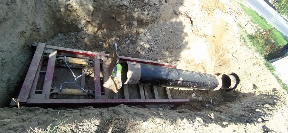 Прокол horizontal drilling.