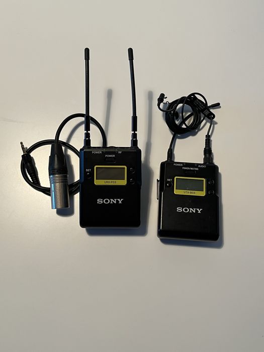 2 Lavaliere Sony UTX-B03 / URX-P03