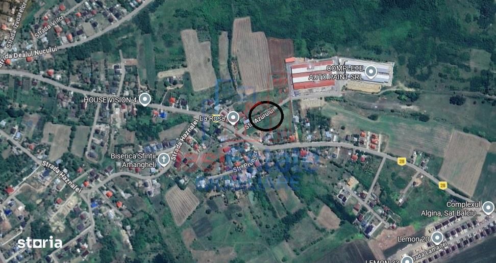 Miroslava  Balciu TEREN 1000mp (2x500mp) str asfaltata si toate utilit