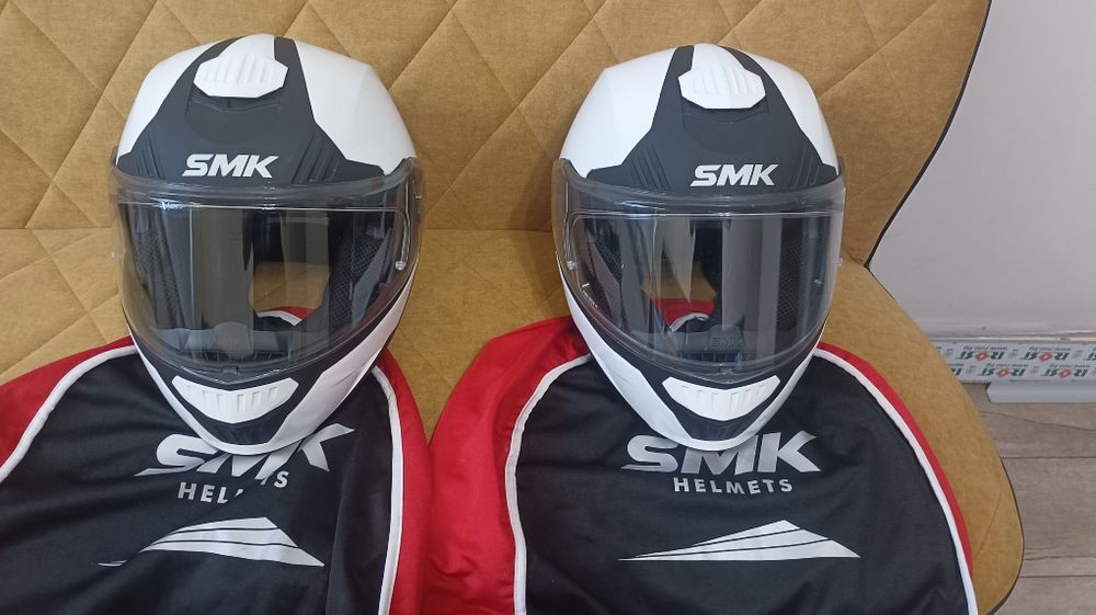 Каска за мотор SMK Gulling solid