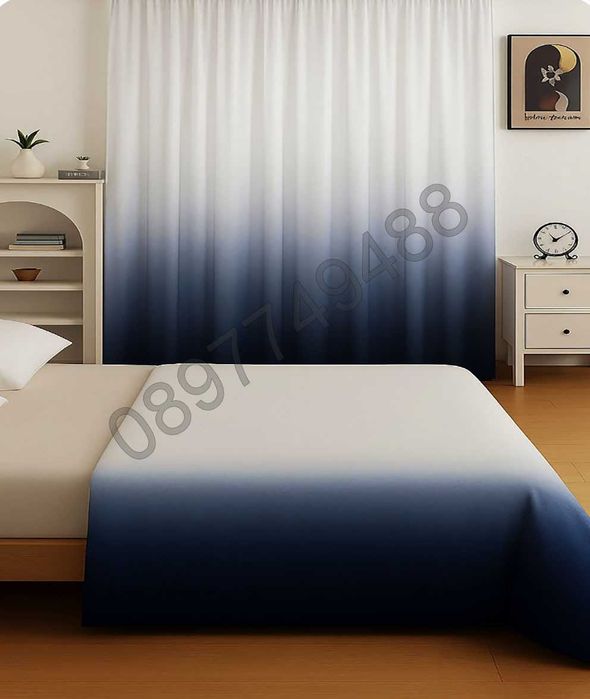 Омбре пердета с елегантно преливане