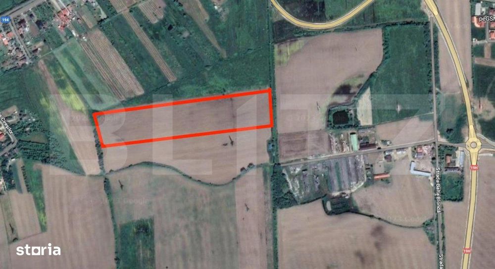 Teren de vanzare, 52.600mp zona Balta Blonda