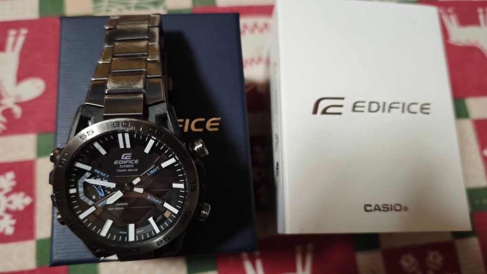 Casio Edifice Мъжки часовник ECB-2000CB-2AEF