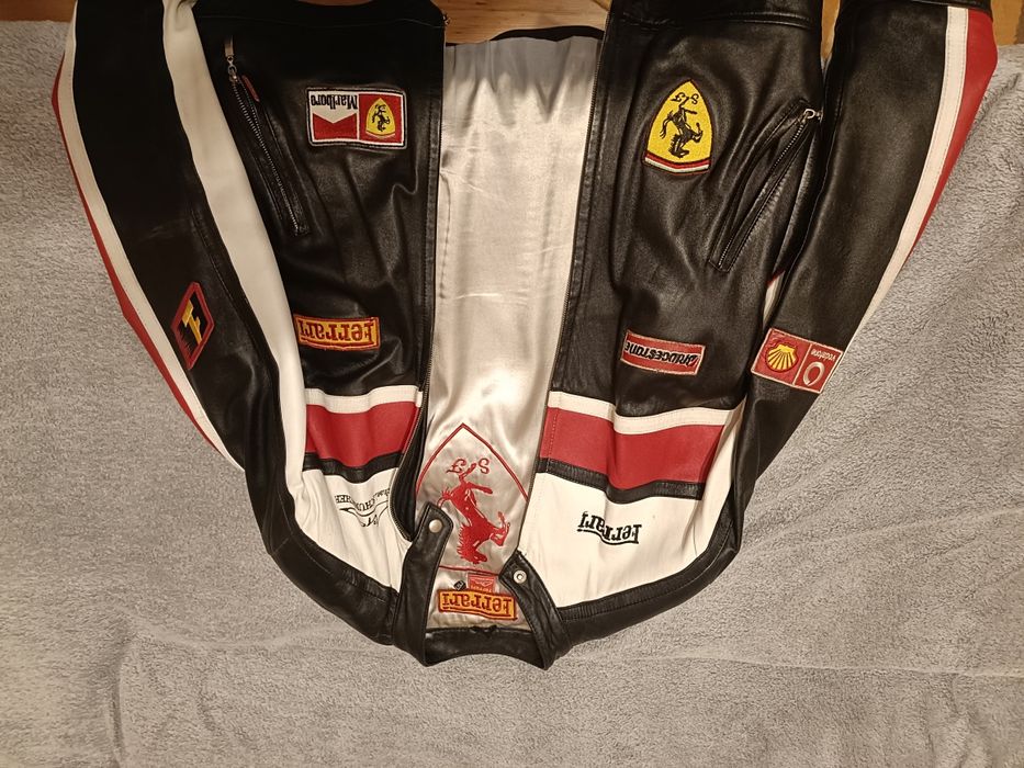 Jachetă piele Ferrari