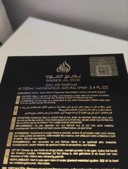 Parfum Lattafa BADE'E AL OUD