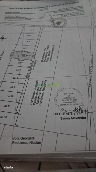 Teren de vânzare – 558 mp, Dealul Corbului, Sector 4, București