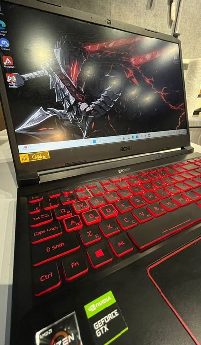 Игровой Acer Nitro 5 GTX1650Ti 144 гц монитор