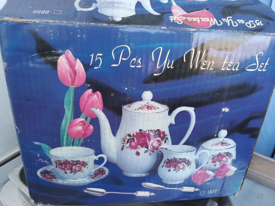Новый чайный сервиз 15 предметов