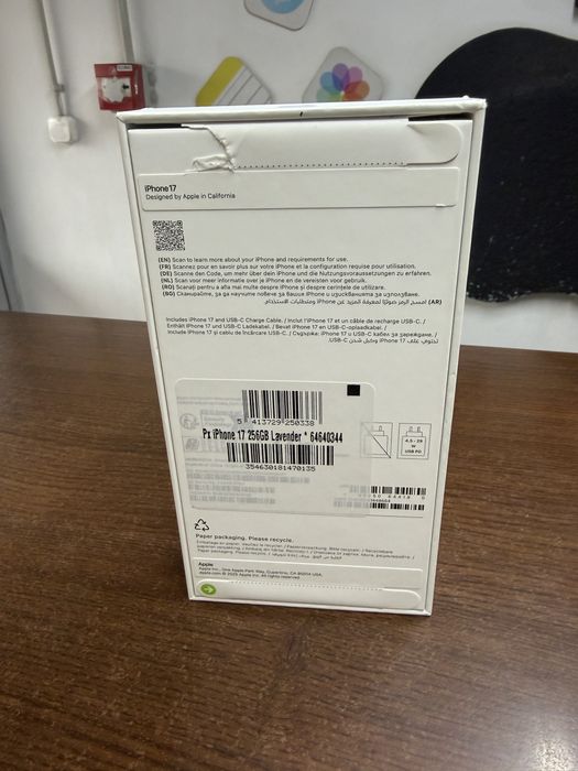 Vand Iphone 17 256Gb Levander Nou(Sigilat)
