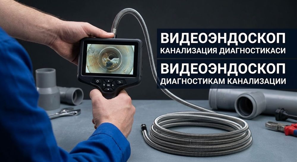 Видеоэндоскоп хизмати! Қувурлар, канализация ва вентиляция,