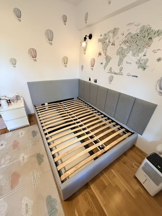 Pat IKEA 140x200 (model Gladstad cu 2 sertare)