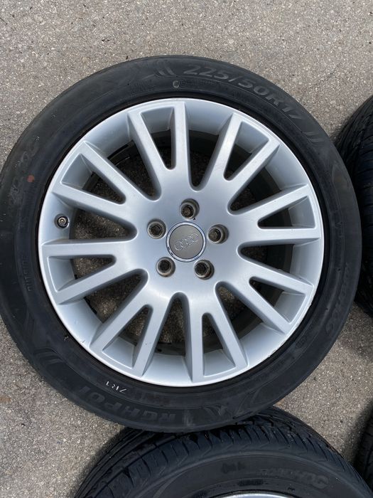 Оригинални джанти 17” с летни гуми за Audi A6/C6/5x112