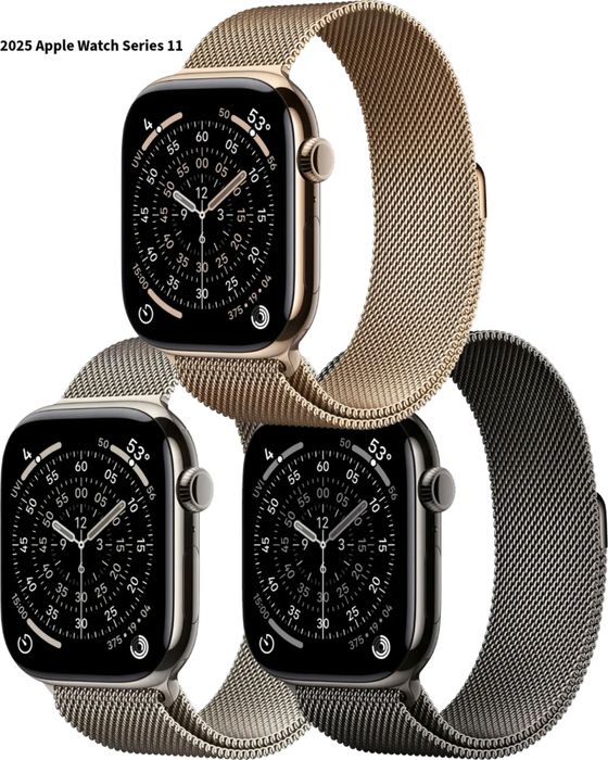 Новый! Apple Watch 11 Milanese Бесплатная доставка!