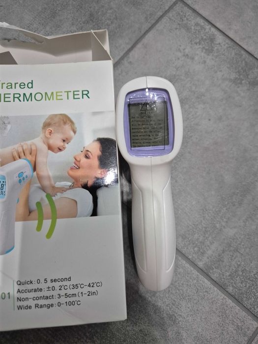 Pistol termometru digital infrarosu copil si adulti nou nefolosit