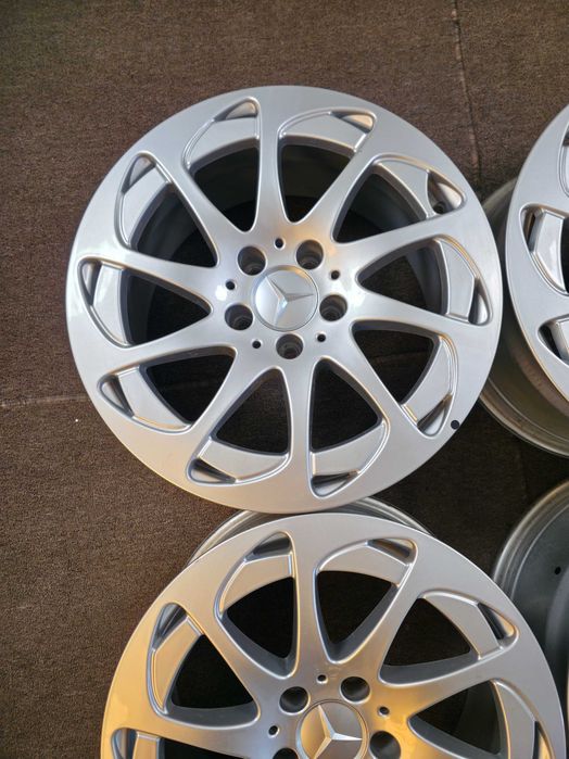 4 Jante Aliaj 5x112 17'' OEM Mercedes SL W231 A Class Cla C Class E Class S Class CLS GLA CLK GLC V-Class Vito Viano - NOI - 8J ET 30