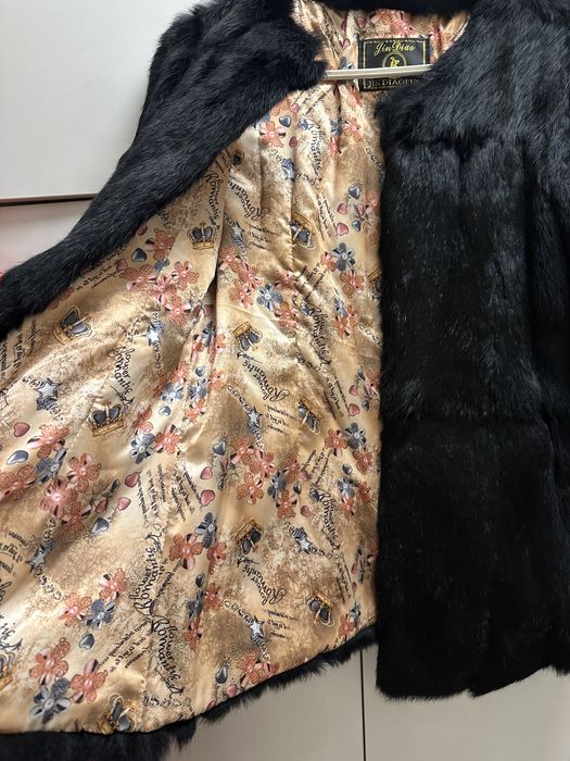 Черно палто Jin Dia