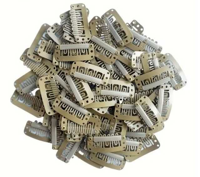 ТОП ЦЕНА! Професионални клипси / щипки за екстеншъни, със силикон!