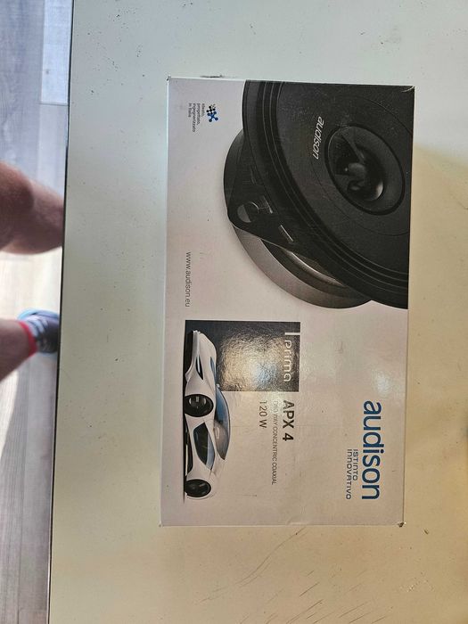Difuzoare auto Audison Prima APX 4 set coaxial 2 căi, 100mm, 40W RMS, 4Ω, set 2 difuzoare