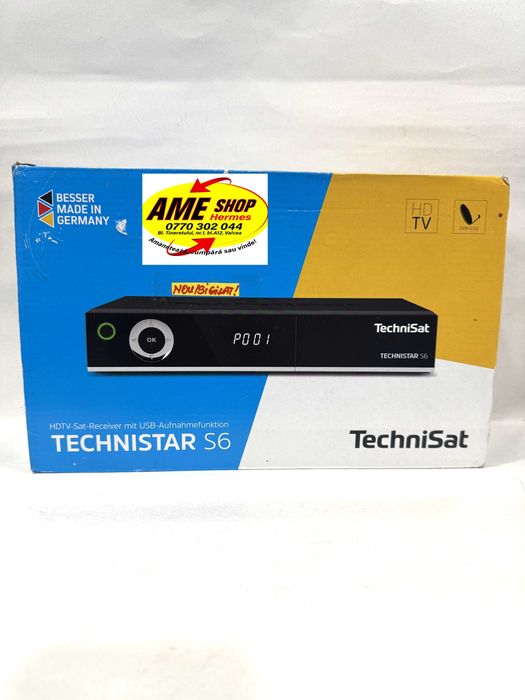 Receptor satelit Technistar S6, NOU/Sigilat!