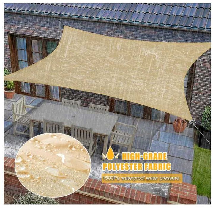 Prelata copertina parasolar cu leduri si incarcare solara 3m x 4m