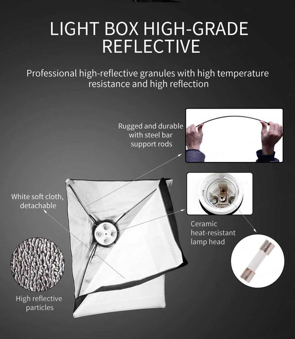 Фото студио Andoer Софтбокс за фото студио