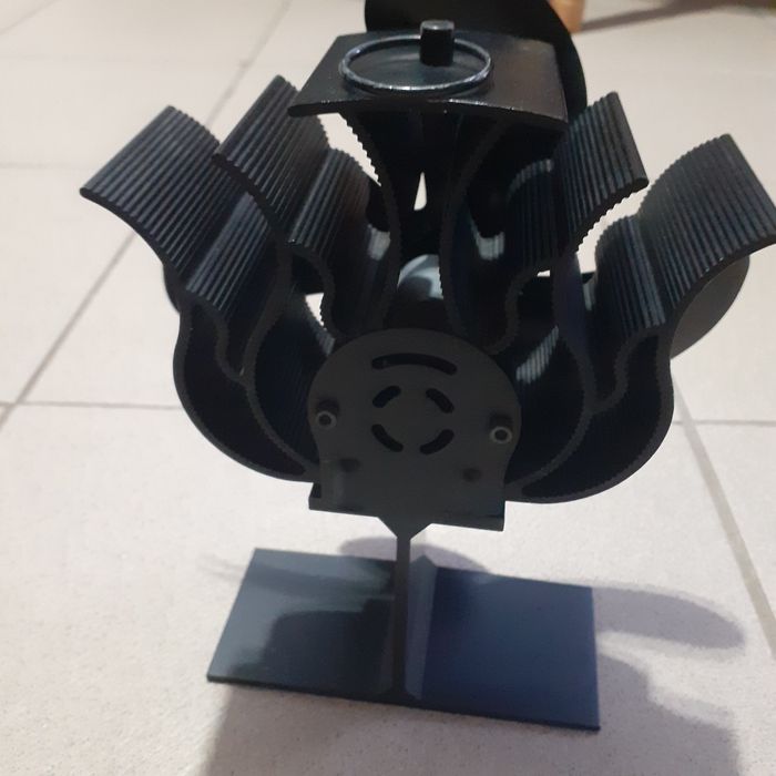 Вентилатор за камина с 4 перки, 70 до 350°C