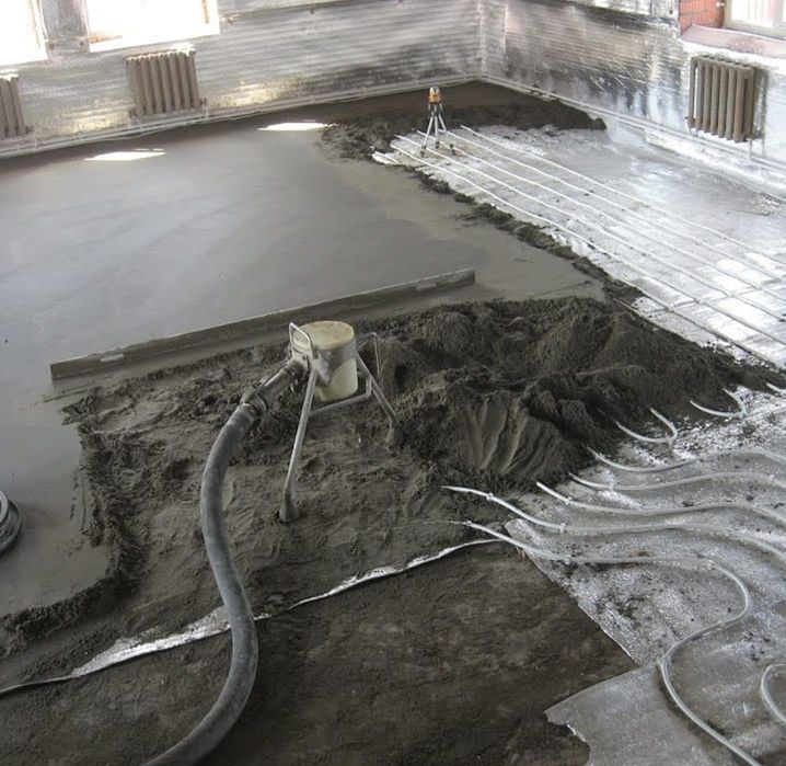 Стяжка пола в Ташкенте.Полусухая стяжка пола