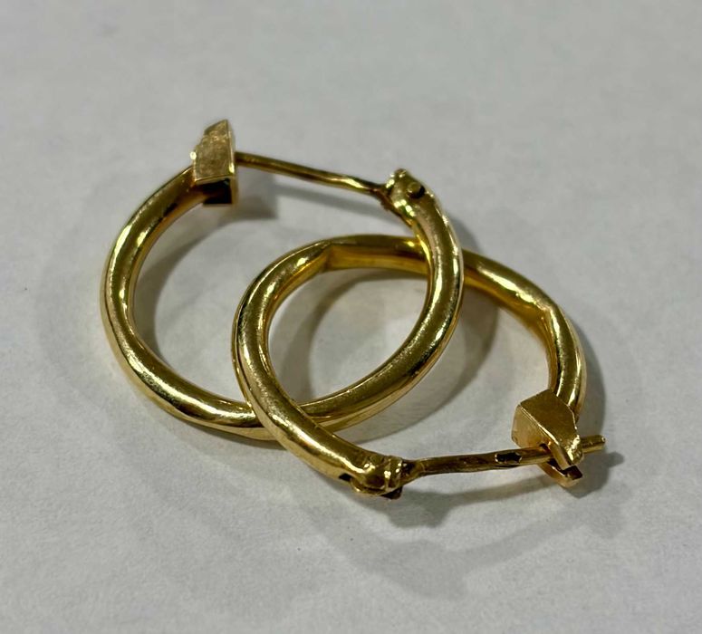 Златни обеци 1.36 грама 14к