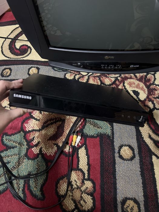 Телевизор LG + samsung dvd player