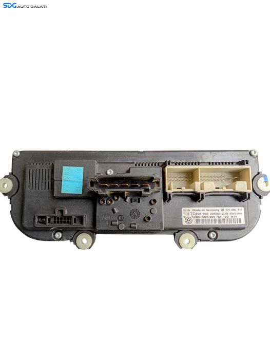 Panou Modul Unitate Comanda AC Aer Conditionat Clima Climatic Volkswagen Passat B7 2010 - 2015 Cod 3C8907336AB 5HB009751 [LC0611]