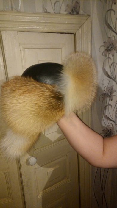 Малахай из меха лисы .