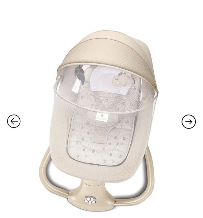 Leagan/Balansoar electric cu plasa tantari, usb, bluetooth, telecomanda