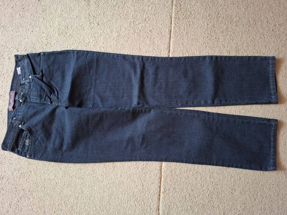 Blugi fete mărimea 46 albastru marin talie inalta